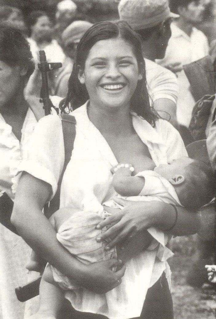 A photograph of a Sandista woman Cabrera found during her research. 