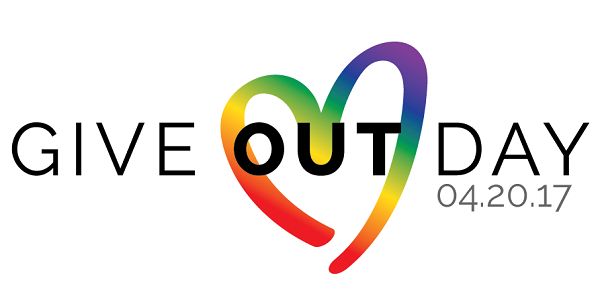 Give OUT Day  is the national day of giving for the LGBTQ community 