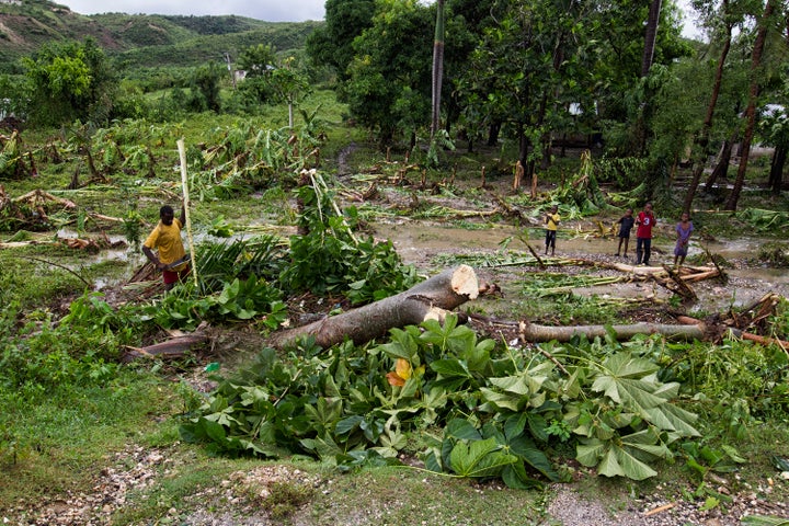 Hurricane Matthew in Haiti which caused over 600 deaths and US$2.7 billion of economic losses in Haiti in late 2016.