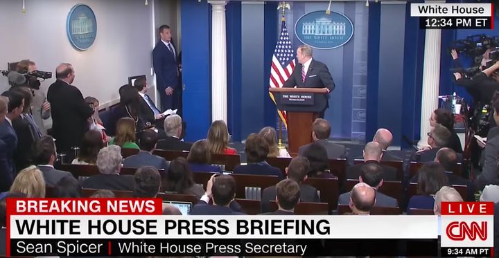 New England Patriots star Rob Gronkowski crashed Wednesday's White House press conference.
