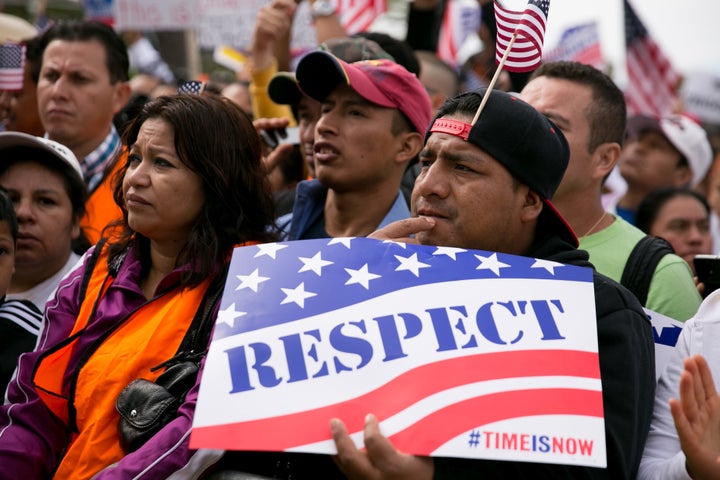 A rally in Washington in support of immigration reform on Oct. 8, 2013.