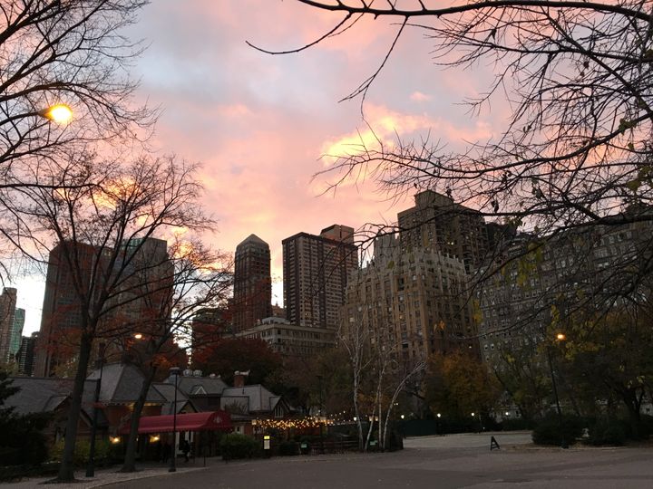 Central Park at dusk