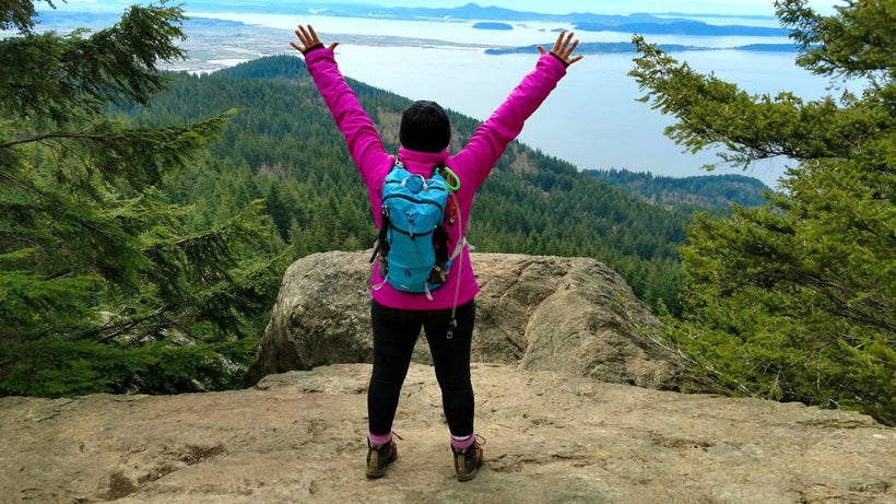 The summit of Chuckanut Mountain - Oyster Dome.