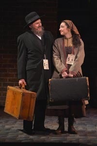 Donald Corren and Julie Benko in a scene from Rags
