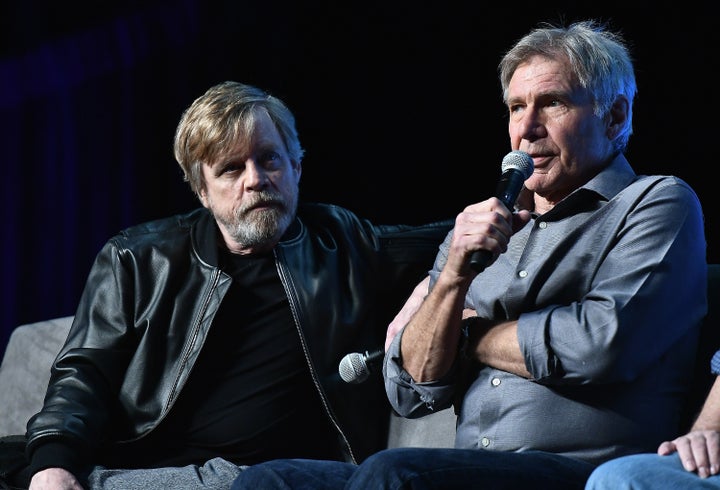 Mark Hamill and Harrison Ford