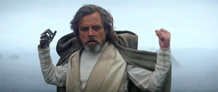 Mark Hamill in 'The Force Awakens'