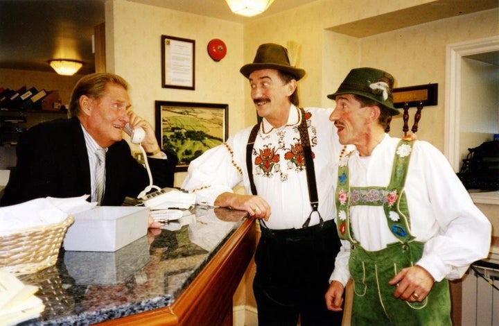 Jimmy with his brothers in 'Chuckle Vision'