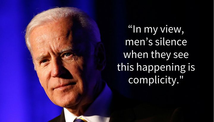 A quote from Joe Biden's recent essay in Cosmopolitan. 
