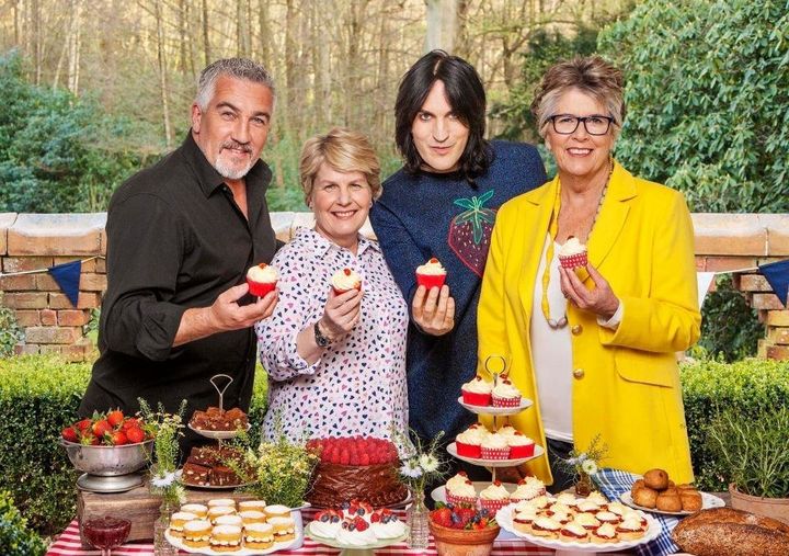 Noel is one of the new stars of 'The Great British Bake Off'