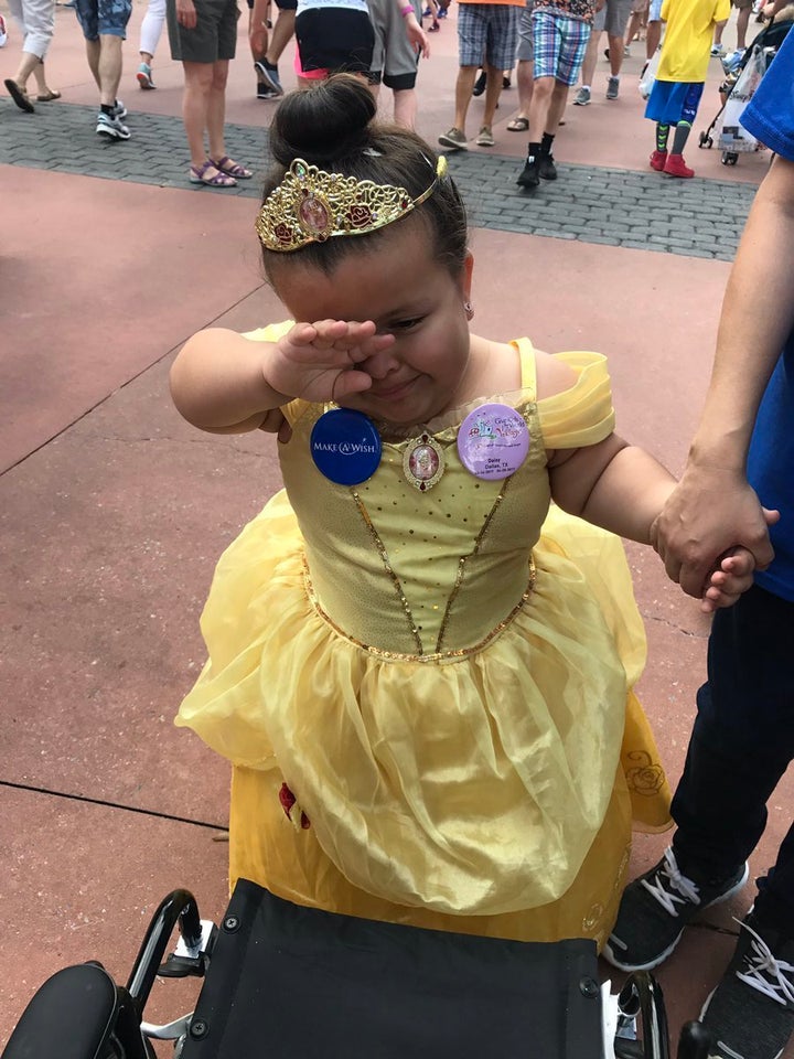 Daisy was so touched by her encounter with Belle that she started crying. 