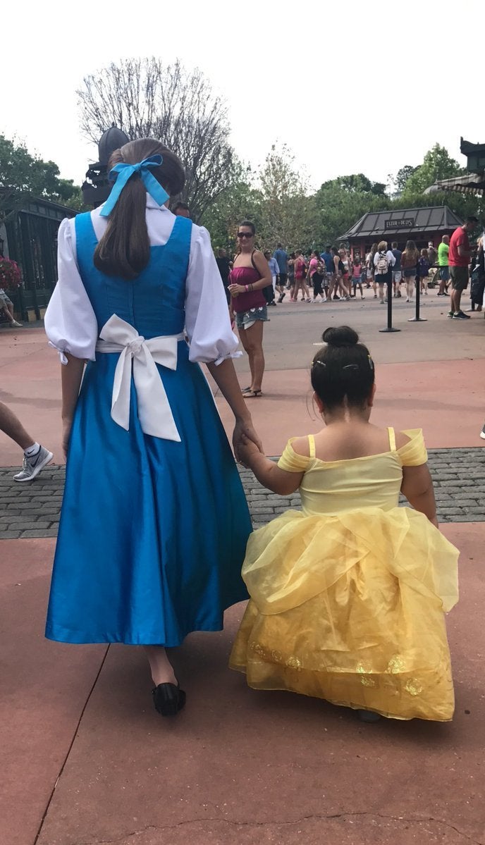 Patricia Chavez, Daisy's aunt, said Daisy's day with Belle was "honestly too cute for words."