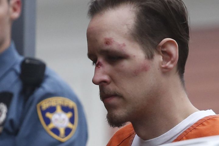 Frein arrives for arraignment to court on Oct. 31, 2014 in Milford, Pennsylvania. 