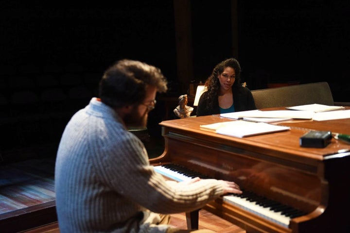 Austin Cook and Bethany Thomas in “Marry Me a Little,” the Stephen Sondheim revue now in a Porchlight Music Theatre production at Stage 773.