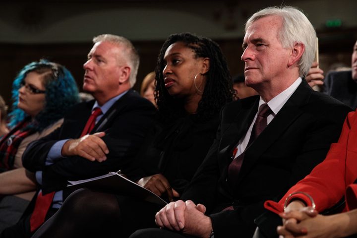 Ian Lavery, Dawn Butler and John McDonnell