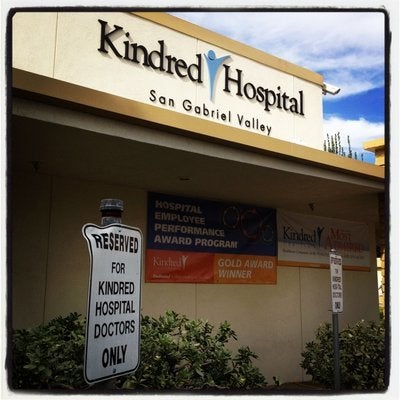 <em>The “doctors only” sign reflects the power dynamics at the hospital. </em>