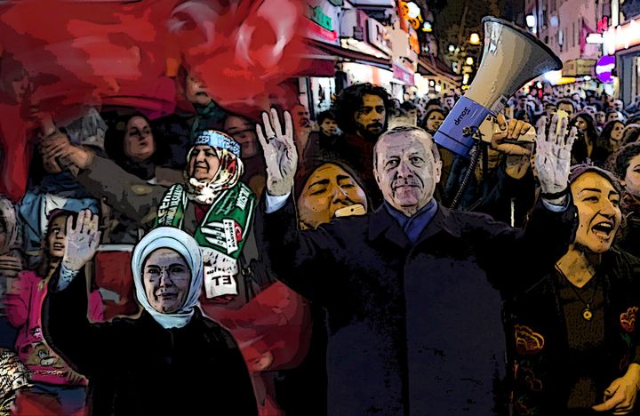 President Erdoğan narrowly won a constitutional referendum in Turkey.