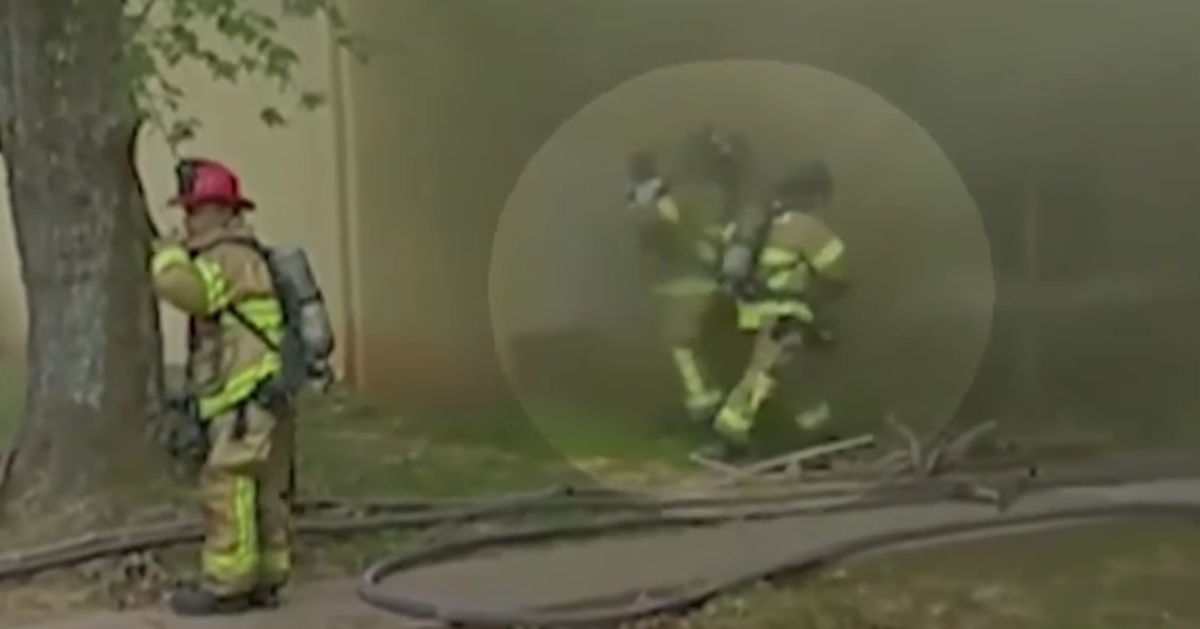Hero Firefighter Catches Baby Dropped From Window Of Burning Building ...