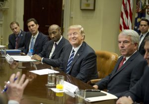 President Donald Trump met with representatives from PhRMA, despite previously saying drug companies ‘were getting away with
