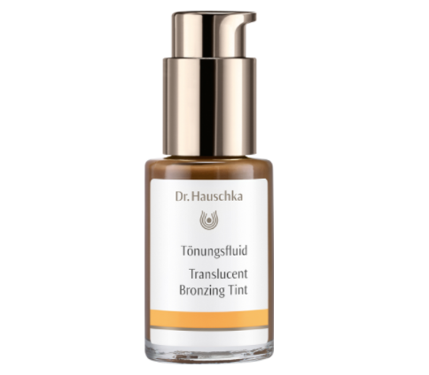 Translucent bronzing tint, $45 at Dr.hauschka.com