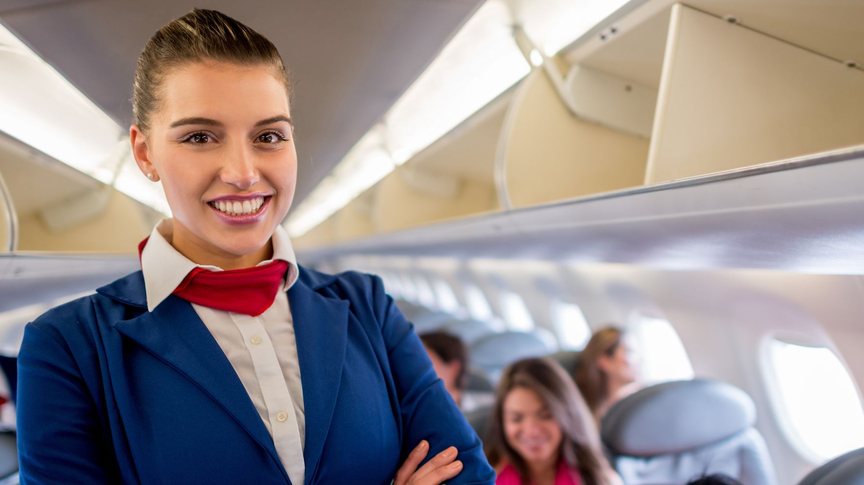 Stewardess most beautiful air The Hottest