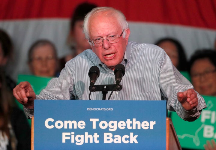 https://www.facebook.com/RBReich/posts/1543112875701303Sen. Bernie Sanders speaks to a crowd of supporters at a Democratic unity rally in Salt Lake City, Utah on April 21, 2017.