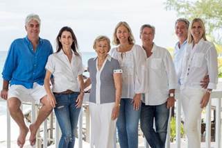Cynthia O’Hara and her brood all grown and working in the family business.