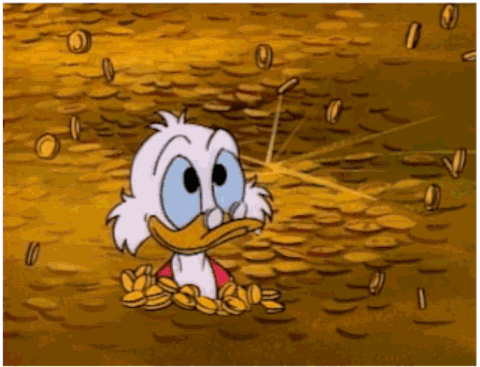 <p>What all kids think their parents’ savings accounts look like. Before reality hits.</p>