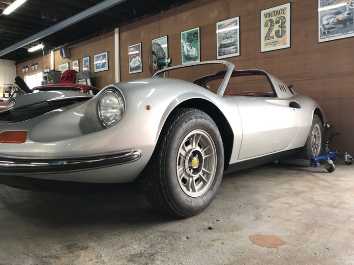 1973 Ferrari Dino 246 GTS in restoration