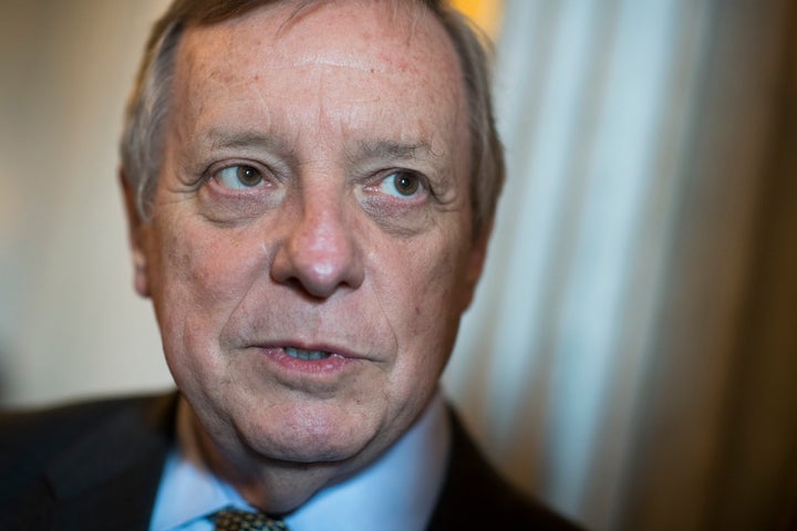 Sen. Dick Durbin (D-Ill.) says it's okay if Democratic officials are personally opposed to abortion rights, as long as they vote to preserve a woman's right to choose.