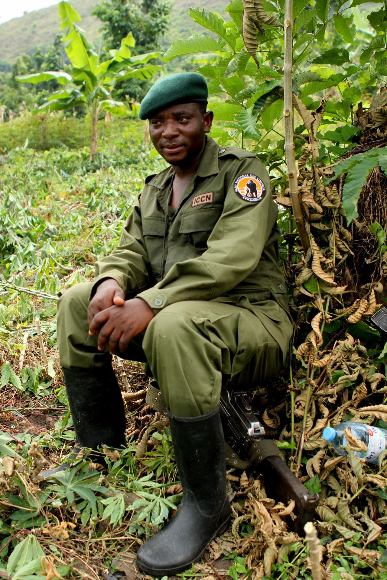 Rodrigue Katembo, a park ranger in the Democratic Republic of Congo, was awarded for his efforts to stop oil exploration in the country's oldest national park.