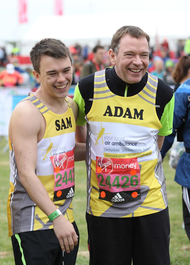 Sam and Adam ahead of the race 