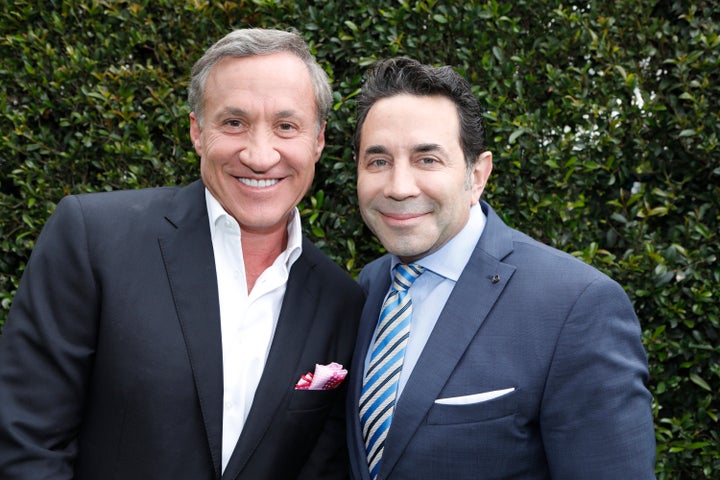 Dr. Terry Dubrow and Dr. Paul Nassif of "Botched" pose together. Season 4 of the show premieres Sunday, June 18th at 9 pm ET/PT on E!.