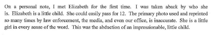 A portion of the statement family attorney Jason Whatley released Friday.