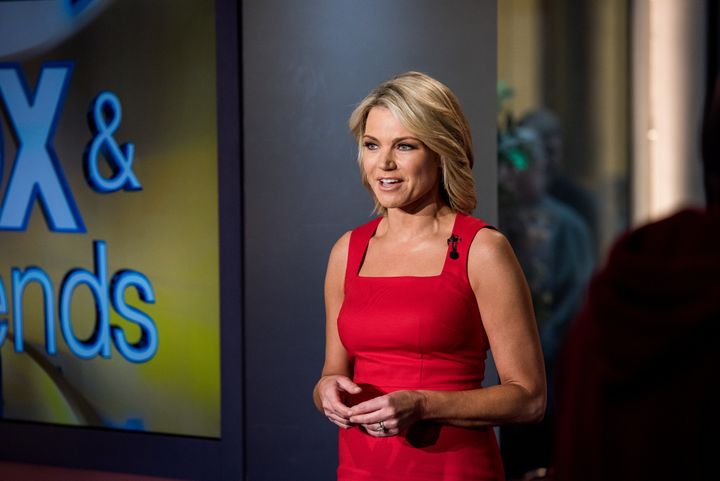 Fox Newscaster Heather Nauert tells the news during 'Fox & Friends' at FOX Studios on May 5, 2016 in New York City. (Photo by Roy Rochlin/Getty Images)