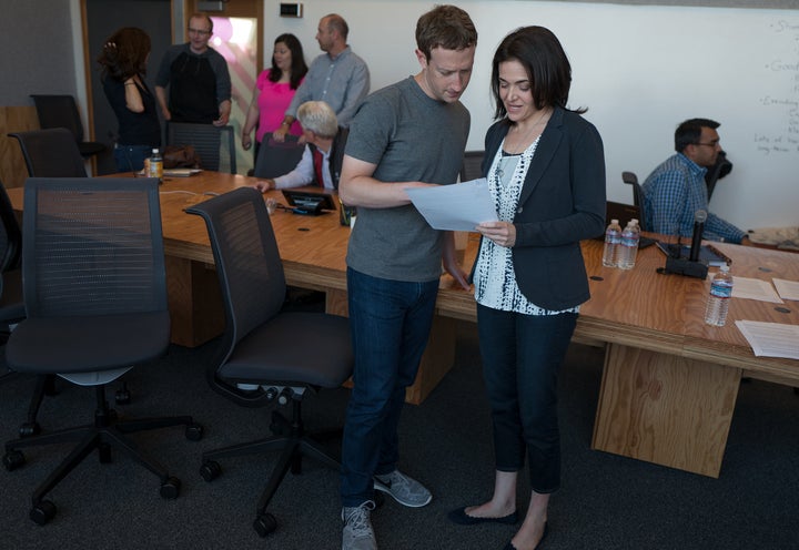 Sandberg says her boss, Mark Zuckerberg, seemed to intuitively understand how to support her in grief. "I had no idea how he knew -- I am older and I didn't know how to do these things."