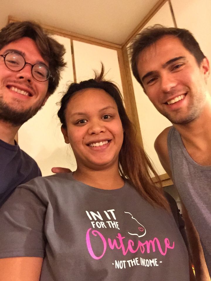 Thibault and Anthony with Kaylena