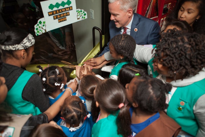 New York City Council Majority Leader Jimmy Van Bramer said the troop is "just about the most right thing" in which he's ever been involved.