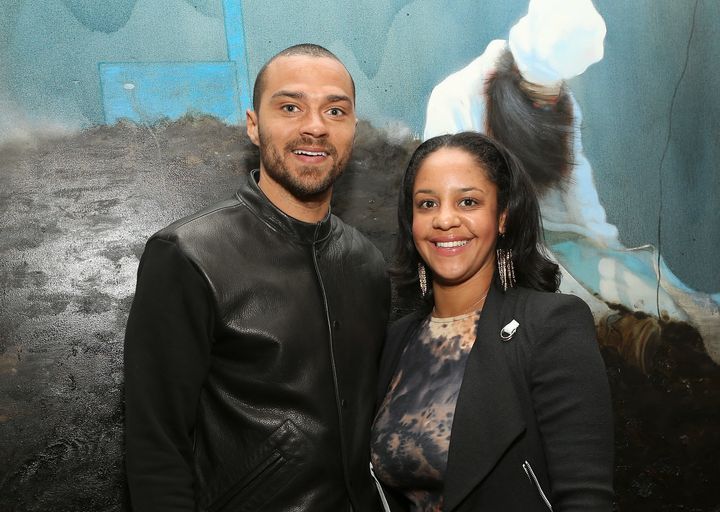 Jesse Williams and Aryn Drake-Lee in 2013.