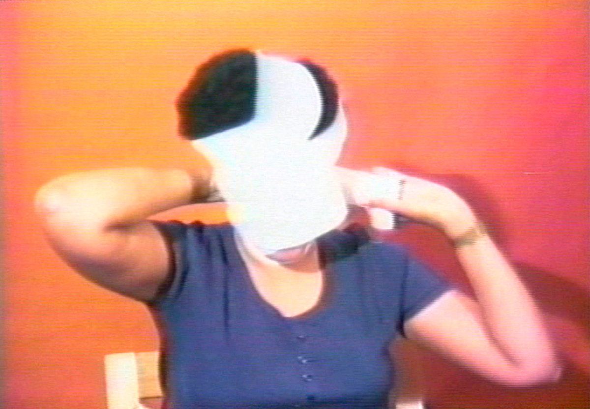Howardena Pindell (American, born 1930), "Still from Free, White and 21," 1980, video, 12 minutes and 15 seconds.