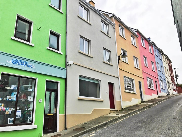 Colourful houses in Roundstone