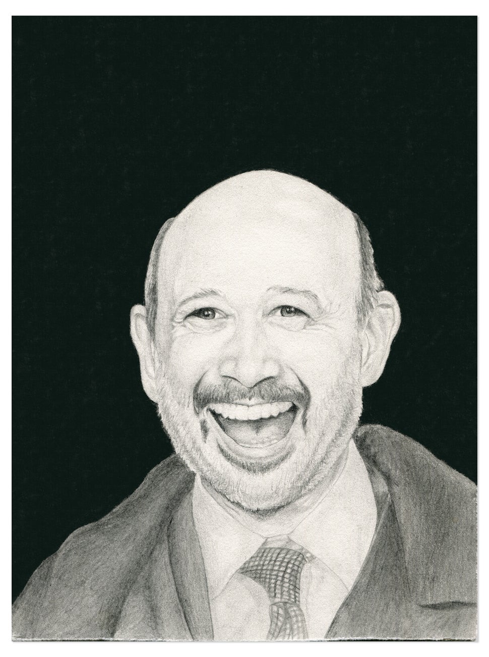 Ryan Gragg (Prison ID #1651297) drew CEO and chairman of Goldman Sachs Lloyd Blankfein. Blankfein is accu