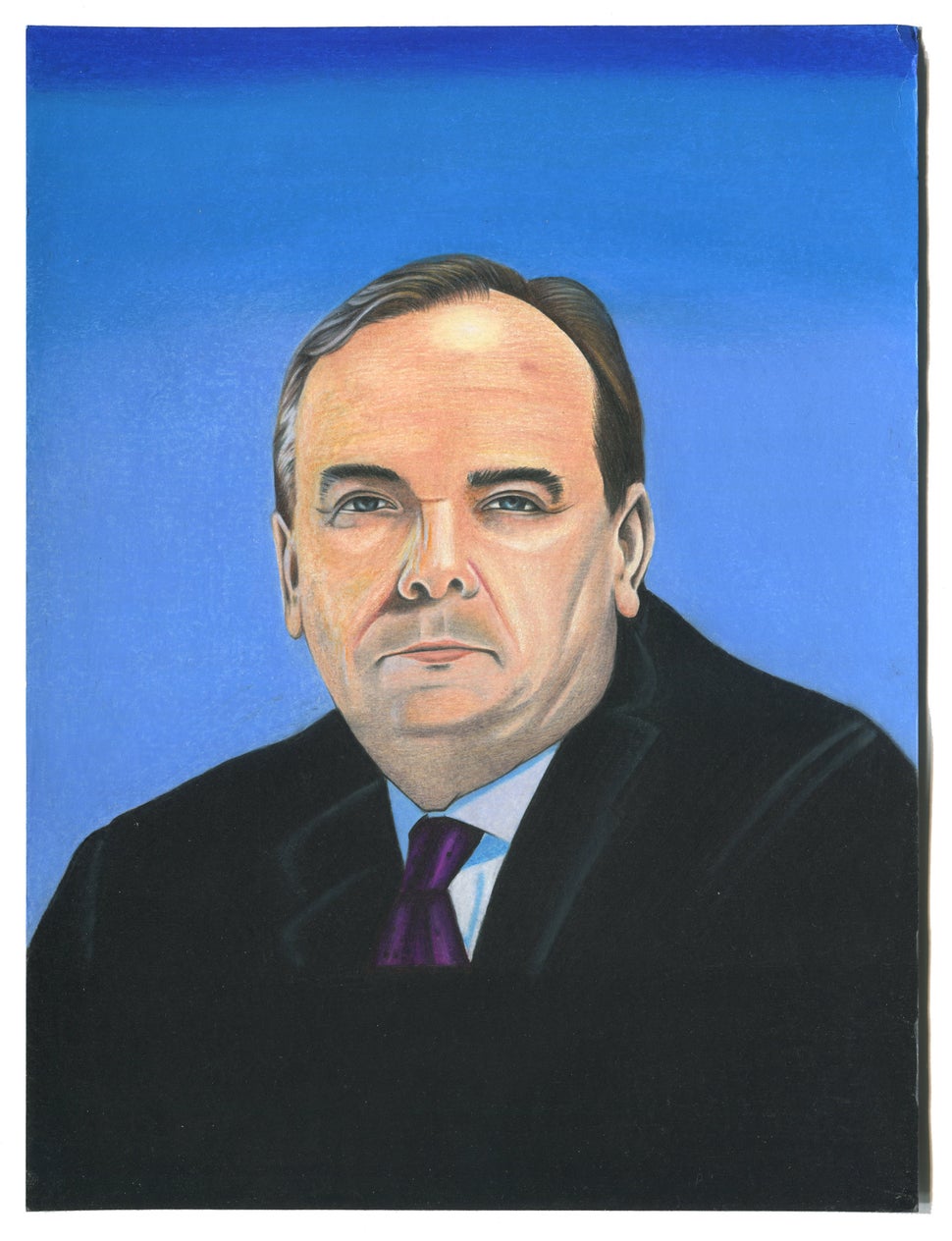 Mario "A.B." Beltran (Prison ID #437846) drew group chief executive of HSBC Stuart Gulliver. Gulliver is accused of