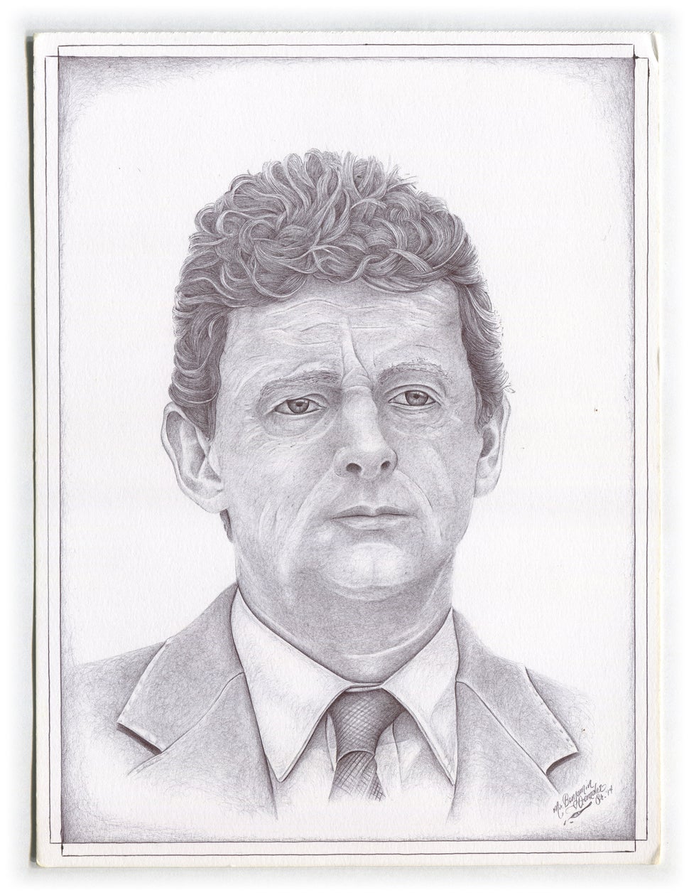Benjamin Gonzalez Sr. (Prison ID #17554404) drew former CEO of BP Tony Hayward. Hayward is accused of environmental