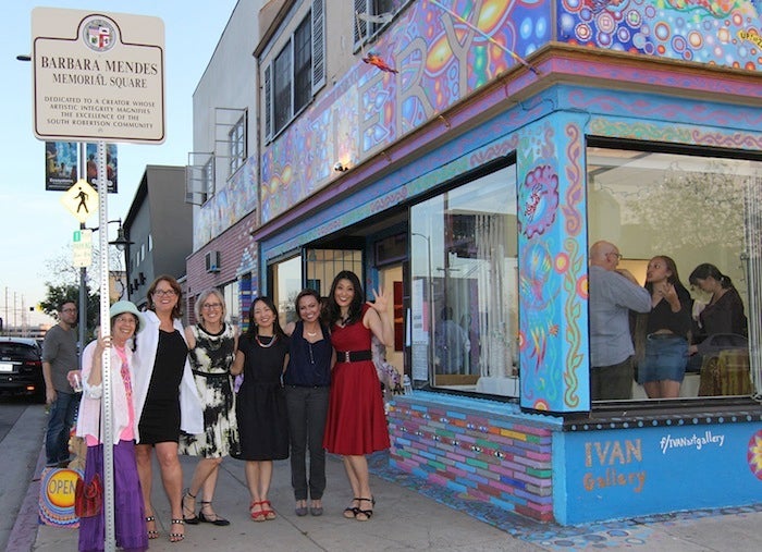 <p>IVAN Gallery features Hi-Five Art group show from April 22-May 7, 2017. <em>(From left to right: Barbara Mendes, Patricia Overly, Mary Jo Reutter, Jenny Lee, Eileen DP and Yuko Miyahara)</em></p>