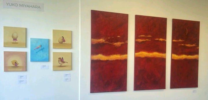 <p>Paintings by Yuko Miyahara</p>