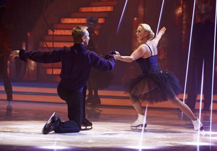 Jayne Torvill performs on 'Dancing On Ice'