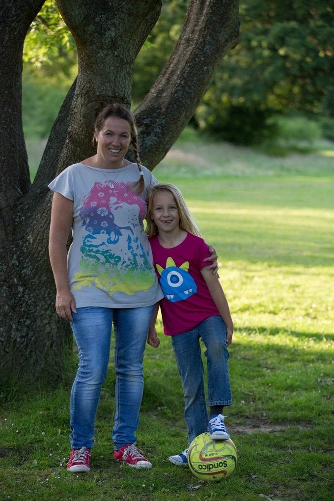 Cheryl Rickman and her daughter started their own T-shirt line called Climbing Trees. 