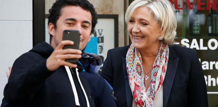 National Front party leader, Marine Le Pen, has been campaigning on a populist agenda. 