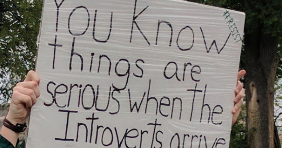 These Hilarious Protest Signs Are Perfect For Introverts | HuffPost Life