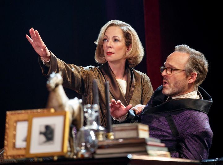 Allison Janney and John Benjamin Hickey in Six Degrees of Separation